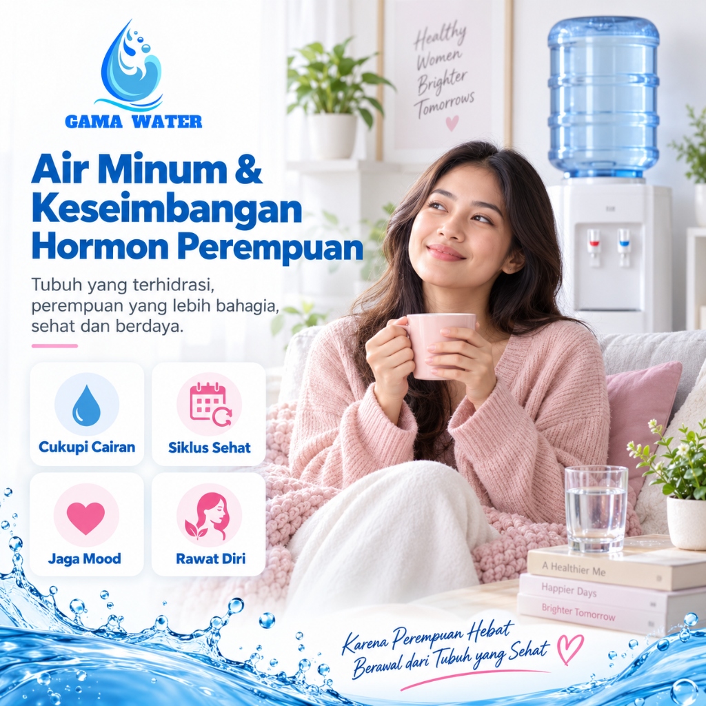 Air Minum & Kesehatan Hormonal Perempuan, Ini Kaitannya