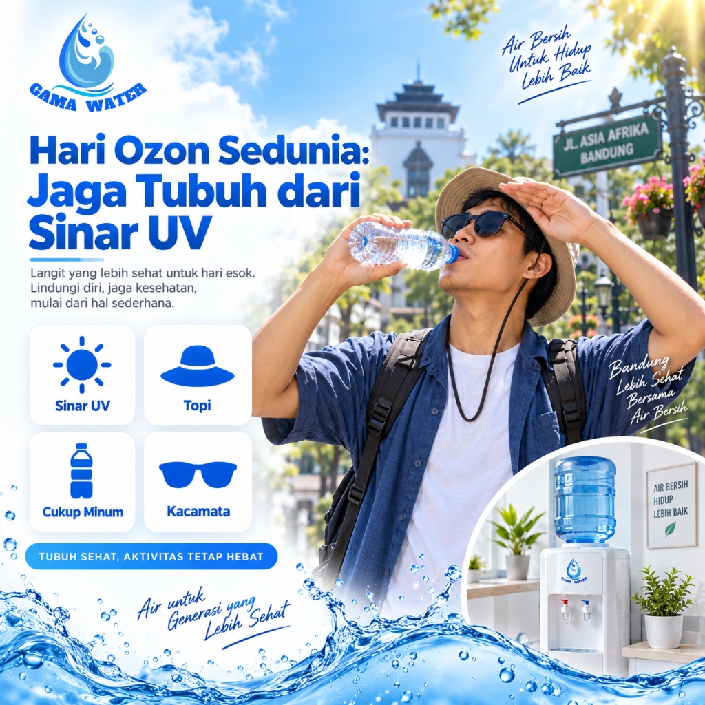Hari Ozon Sedunia: Sinar UV Kuat, Ini Pentingnya Tetap Terhidrasi