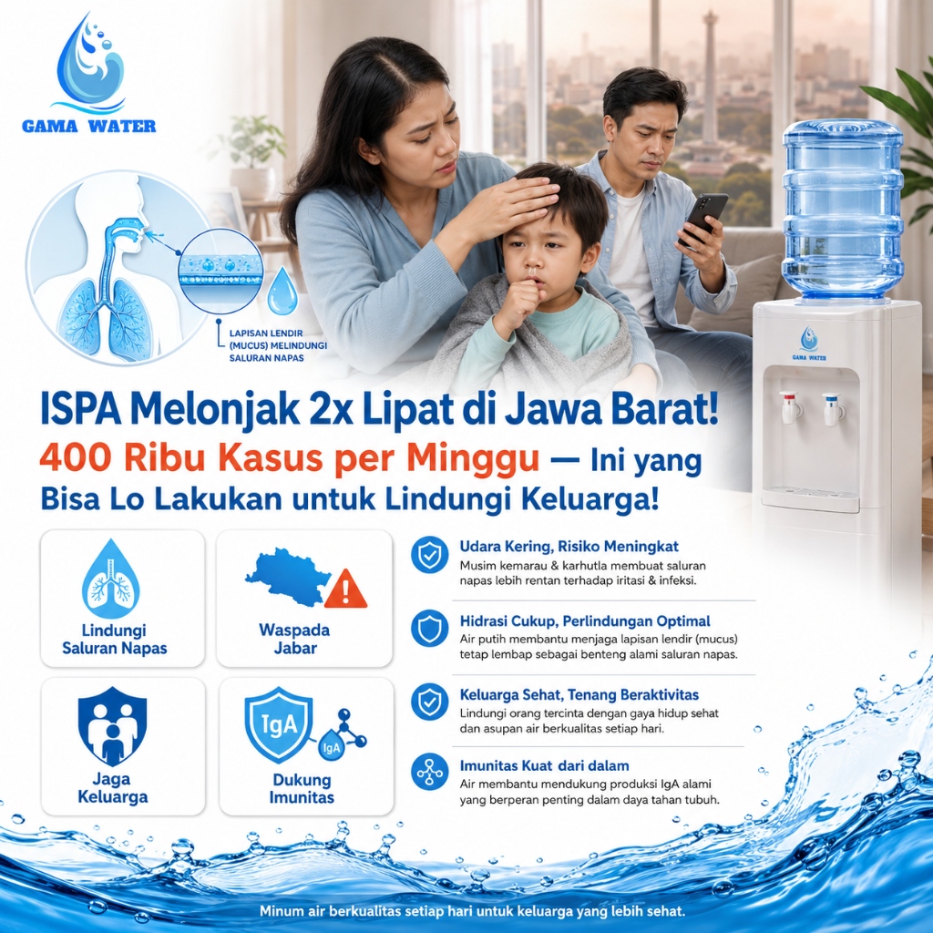 ISPA Melonjak 2x Lipat! 400 Ribu Kasus per Minggu di Indonesia — Jawa Barat Terbanyak. Ini yang Bisa Lo Lakukan untuk Lindungi Keluarga Sekarang!