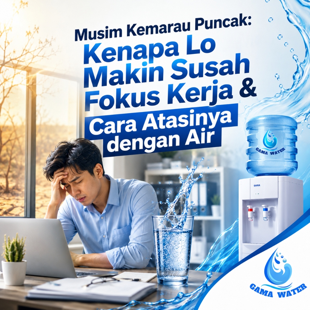 Musim Kemarau Puncak: Kenapa Lo Makin Susah Fokus Kerja & Cara Atasinya dengan Air