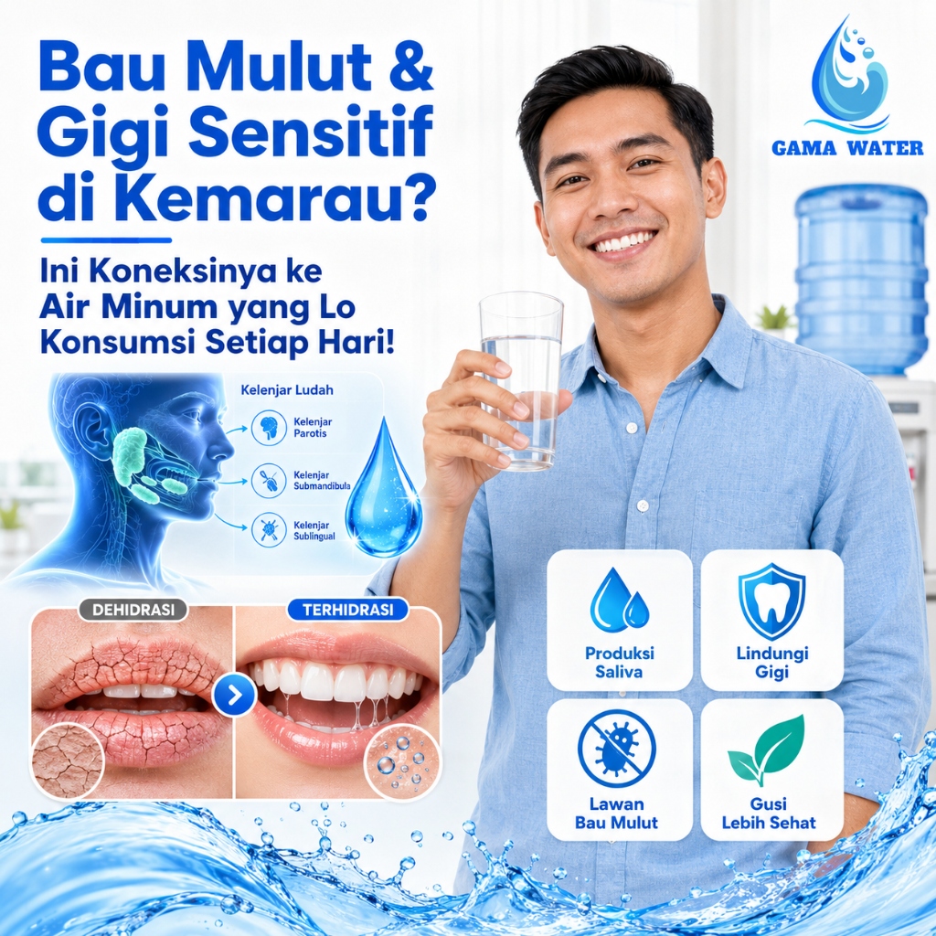 Gigi Sensitif, Bau Mulut Tidak Hilang, Gusi Mudah Berdarah? Ternyata Ini Koneksinya ke Air Minum yang Lo Konsumsi Setiap Hari!
