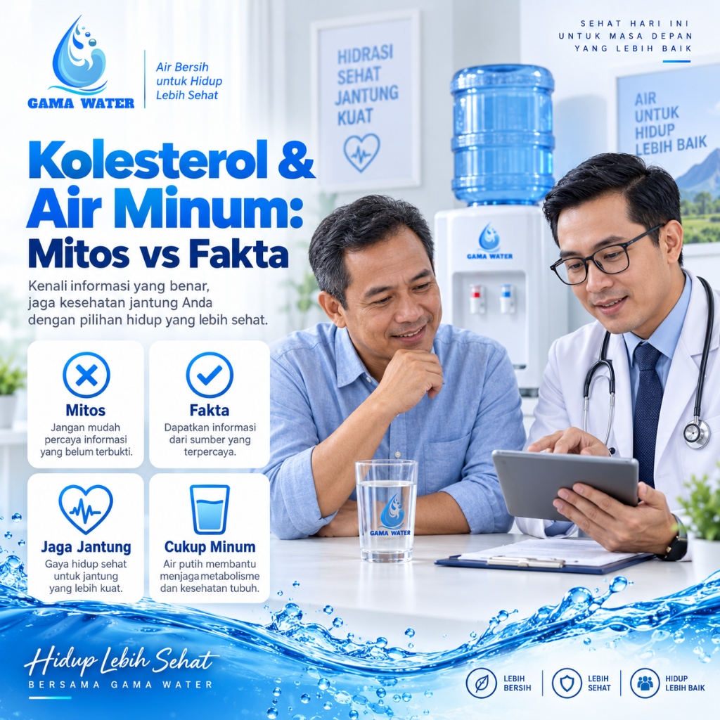 Kolesterol Tinggi & Air Minum: Mitos vs Fakta yang Perlu Tahu